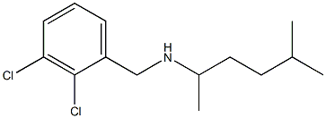[(2,3-dichlorophenyl)methyl](5-methylhexan-2-yl)amine 结构式