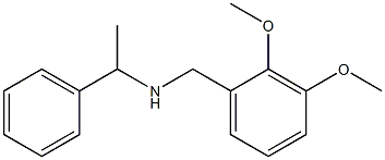 [(2,3-dimethoxyphenyl)methyl](1-phenylethyl)amine 结构式