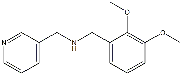 [(2,3-dimethoxyphenyl)methyl](pyridin-3-ylmethyl)amine 结构式