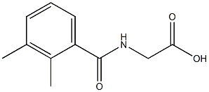 [(2,3-dimethylbenzoyl)amino]acetic acid 结构式