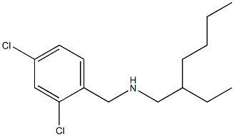 [(2,4-dichlorophenyl)methyl](2-ethylhexyl)amine 结构式