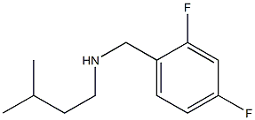 [(2,4-difluorophenyl)methyl](3-methylbutyl)amine 结构式