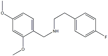 [(2,4-dimethoxyphenyl)methyl][2-(4-fluorophenyl)ethyl]amine 结构式