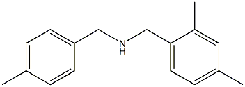 [(2,4-dimethylphenyl)methyl][(4-methylphenyl)methyl]amine 结构式