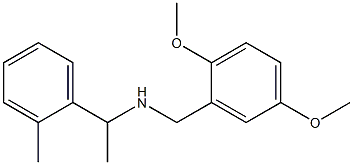 [(2,5-dimethoxyphenyl)methyl][1-(2-methylphenyl)ethyl]amine 结构式
