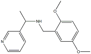 [(2,5-dimethoxyphenyl)methyl][1-(pyridin-3-yl)ethyl]amine 结构式