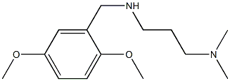 [(2,5-dimethoxyphenyl)methyl][3-(dimethylamino)propyl]amine 结构式