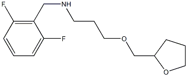 [(2,6-difluorophenyl)methyl][3-(oxolan-2-ylmethoxy)propyl]amine 结构式