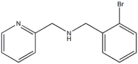 [(2-bromophenyl)methyl](pyridin-2-ylmethyl)amine 结构式