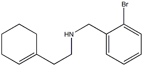 [(2-bromophenyl)methyl][2-(cyclohex-1-en-1-yl)ethyl]amine 结构式