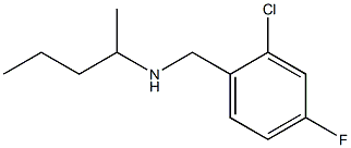 [(2-chloro-4-fluorophenyl)methyl](pentan-2-yl)amine 结构式