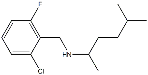 [(2-chloro-6-fluorophenyl)methyl](5-methylhexan-2-yl)amine 结构式