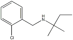 [(2-chlorophenyl)methyl](2-methylbutan-2-yl)amine 结构式