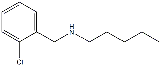 [(2-chlorophenyl)methyl](pentyl)amine 结构式