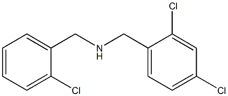 [(2-chlorophenyl)methyl][(2,4-dichlorophenyl)methyl]amine 结构式