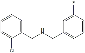 [(2-chlorophenyl)methyl][(3-fluorophenyl)methyl]amine 结构式