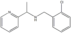 [(2-chlorophenyl)methyl][1-(pyridin-2-yl)ethyl]amine 结构式
