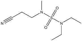 [(2-cyanoethyl)(methyl)sulfamoyl]diethylamine 结构式