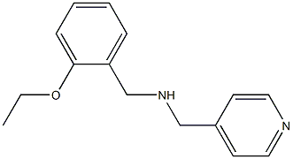 [(2-ethoxyphenyl)methyl](pyridin-4-ylmethyl)amine 结构式