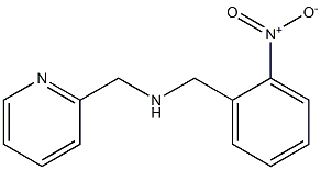 [(2-nitrophenyl)methyl](pyridin-2-ylmethyl)amine 结构式