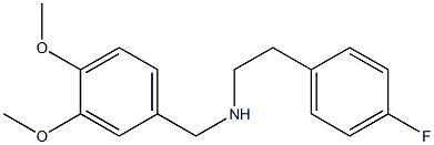 [(3,4-dimethoxyphenyl)methyl][2-(4-fluorophenyl)ethyl]amine 结构式