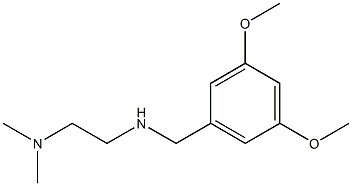 [(3,5-dimethoxyphenyl)methyl][2-(dimethylamino)ethyl]amine 结构式