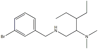 [(3-bromophenyl)methyl][2-(dimethylamino)-3-ethylpentyl]amine 结构式