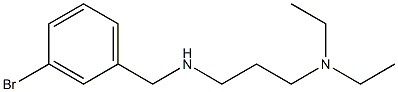 [(3-bromophenyl)methyl][3-(diethylamino)propyl]amine 结构式