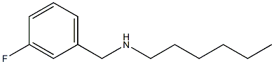 [(3-fluorophenyl)methyl](hexyl)amine 结构式