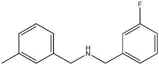 [(3-fluorophenyl)methyl][(3-methylphenyl)methyl]amine 结构式