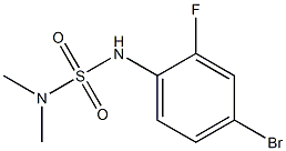 [(4-bromo-2-fluorophenyl)sulfamoyl]dimethylamine 结构式