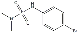 [(4-bromophenyl)sulfamoyl]dimethylamine 结构式