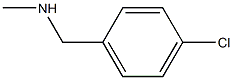 [(4-chlorophenyl)methyl](methyl)amine 结构式