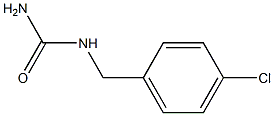 [(4-chlorophenyl)methyl]urea 结构式