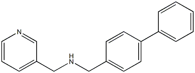 [(4-phenylphenyl)methyl](pyridin-3-ylmethyl)amine 结构式