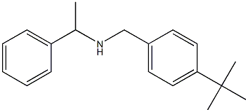 [(4-tert-butylphenyl)methyl](1-phenylethyl)amine 结构式