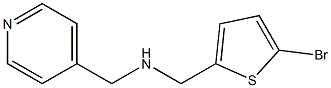 [(5-bromothiophen-2-yl)methyl](pyridin-4-ylmethyl)amine 结构式