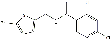 [(5-bromothiophen-2-yl)methyl][1-(2,4-dichlorophenyl)ethyl]amine 结构式