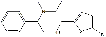 [(5-bromothiophen-2-yl)methyl][2-(diethylamino)-2-phenylethyl]amine 结构式