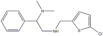 [(5-chlorothiophen-2-yl)methyl][2-(dimethylamino)-2-phenylethyl]amine 结构式
