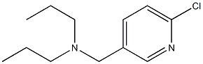 [(6-chloropyridin-3-yl)methyl]dipropylamine 结构式