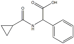 [(cyclopropylcarbonyl)amino](phenyl)acetic acid 结构式