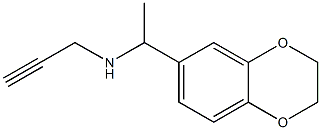 [1-(2,3-dihydro-1,4-benzodioxin-6-yl)ethyl](prop-2-yn-1-yl)amine 结构式
