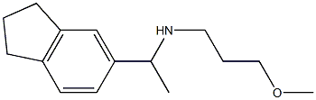 [1-(2,3-dihydro-1H-inden-5-yl)ethyl](3-methoxypropyl)amine 结构式