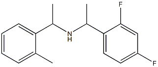 [1-(2,4-difluorophenyl)ethyl][1-(2-methylphenyl)ethyl]amine 结构式