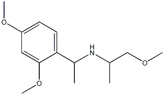 [1-(2,4-dimethoxyphenyl)ethyl](1-methoxypropan-2-yl)amine 结构式