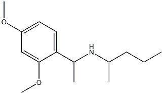 [1-(2,4-dimethoxyphenyl)ethyl](pentan-2-yl)amine 结构式