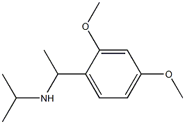 [1-(2,4-dimethoxyphenyl)ethyl](propan-2-yl)amine 结构式