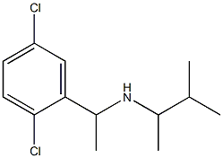 [1-(2,5-dichlorophenyl)ethyl](3-methylbutan-2-yl)amine 结构式