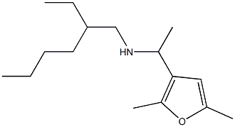 [1-(2,5-dimethylfuran-3-yl)ethyl](2-ethylhexyl)amine 结构式